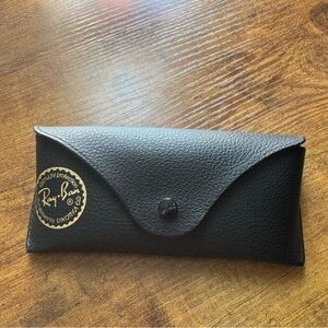 Ray Ban Black Leather Sunglasses Case